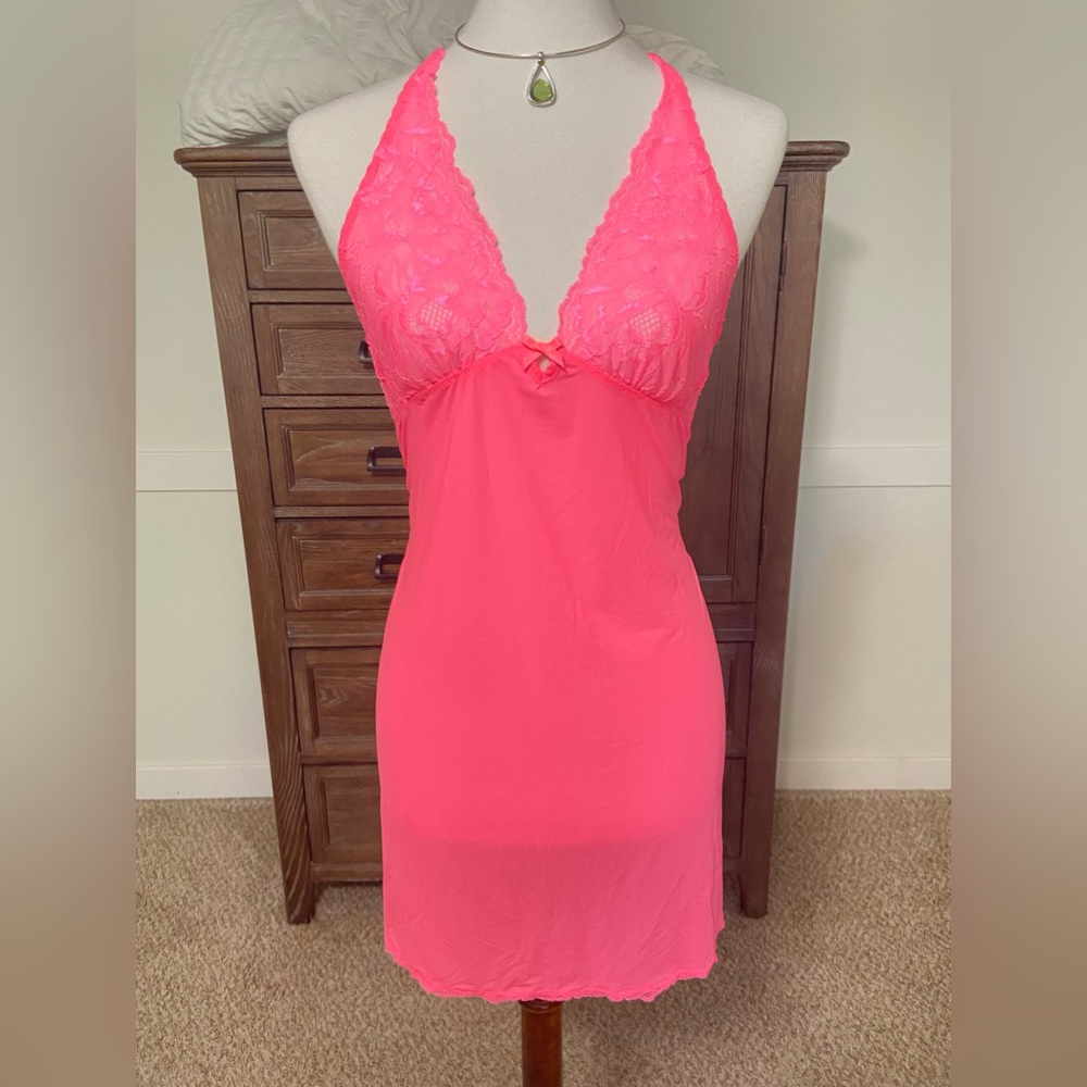 Victorias Secret NWT Women’s Pink babydoll lingerie dress🎀🎀